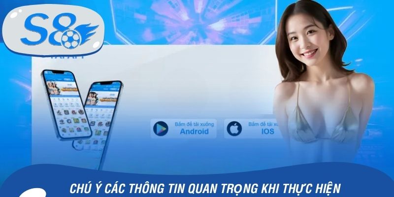 Chú ý các thông tin quan trọng khi thực hiện cài đặt